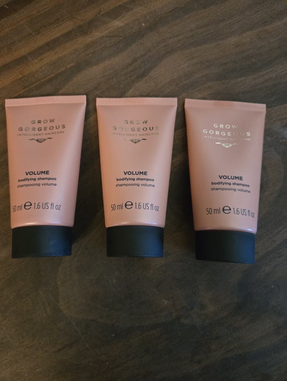 Set Of 3 Grow Gorgeous Volume Bodifying Shampoo
